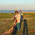 Atardecer y retirada