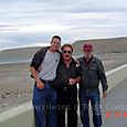 John, Samy, Dave en Rada Tilly
