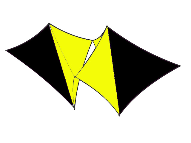 Negro amarillo negro