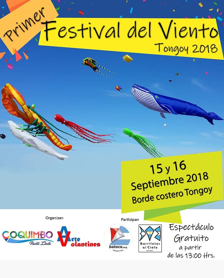 Festival del Viento Tongoy Afiche