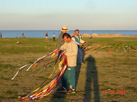 Atardecer y retirada