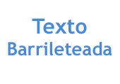 Texto barrileteada